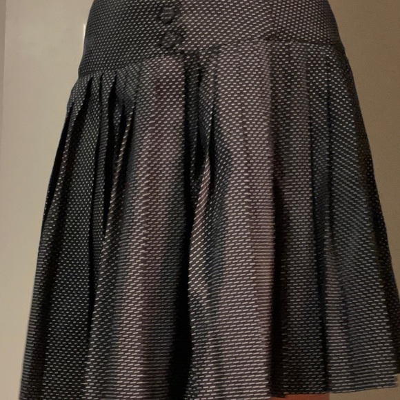 Polka dot high waisted pleated skirt - Picture 1 of 10